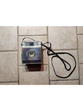 Vintage 1960s Kodak Brownie Fiesta Camera With Strap